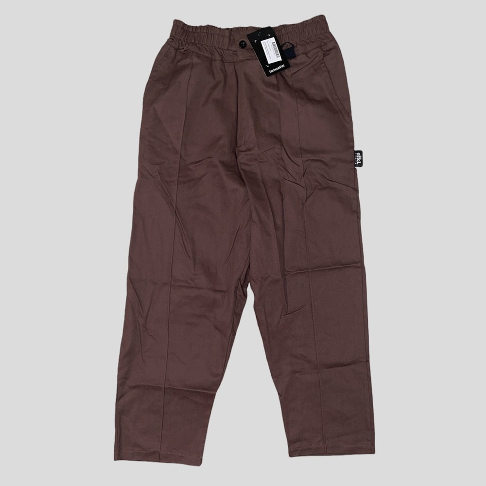 BoohooMAN Skate Elasticated Waist Cropped Chinos
